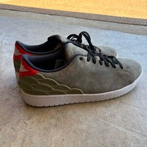 Nike Air Jordan 1 Retro Centre Court Low Oil Green Black